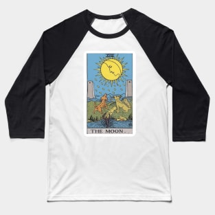 The Moon, Raider Waite Tarot, Divination Tarot Baseball T-Shirt